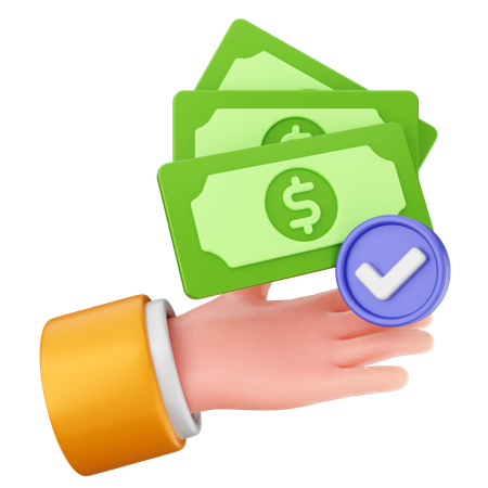 Money Dollar  3D Icon