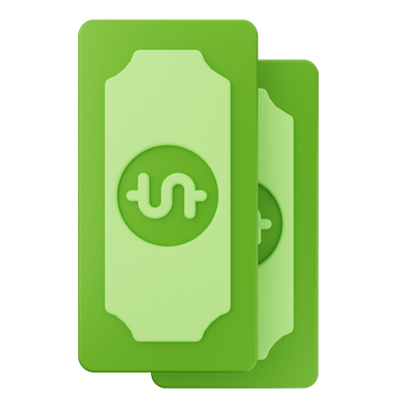 Money Dollar  3D Icon