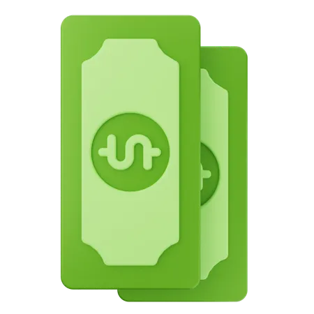 Money Dollar  3D Icon