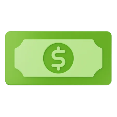 Money Dollar  3D Icon