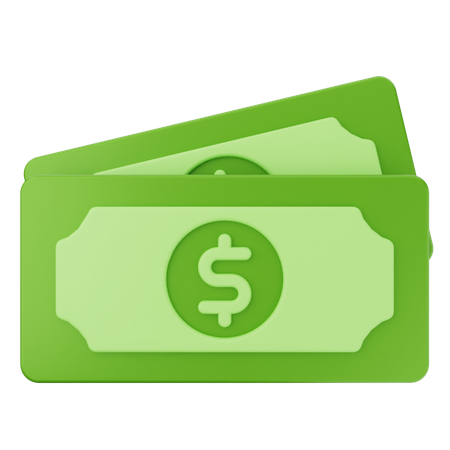 Money Dollar  3D Icon