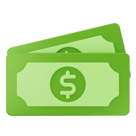 Money Dollar  3D Icon