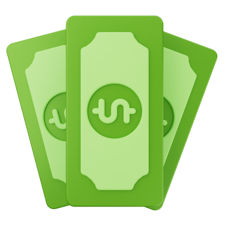 Money Dollar  3D Icon