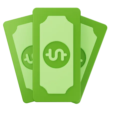 Money Dollar  3D Icon