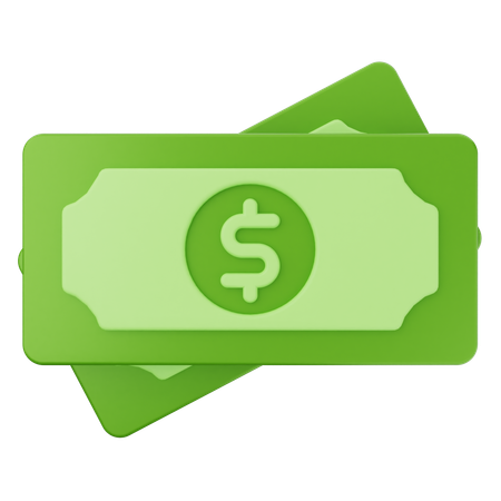 Money Dollar  3D Icon