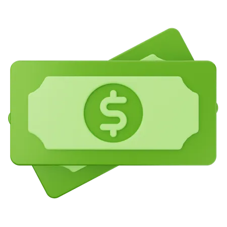 Money Dollar  3D Icon