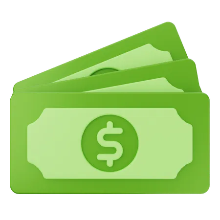 Money Dollar  3D Icon