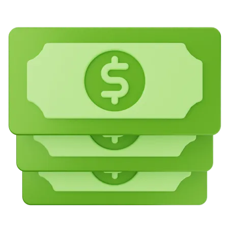 Money Dollar  3D Icon