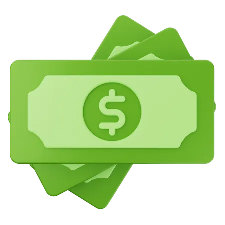 Money Dollar  3D Icon