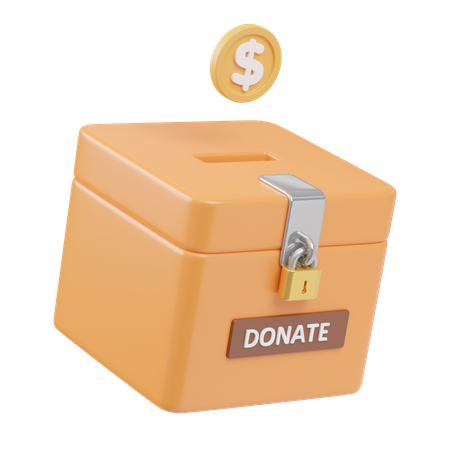 Money Donation  3D Icon