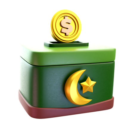 Money Donation  3D Icon