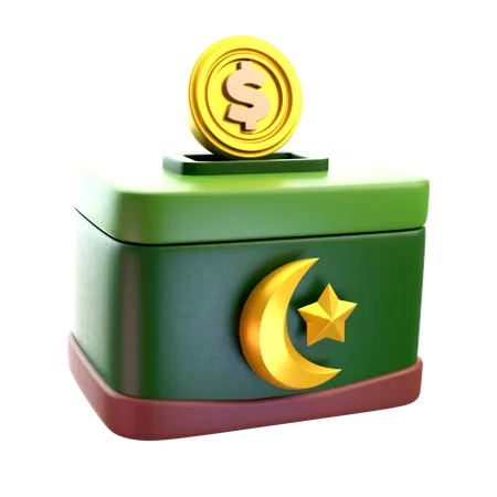 Money Donation  3D Icon