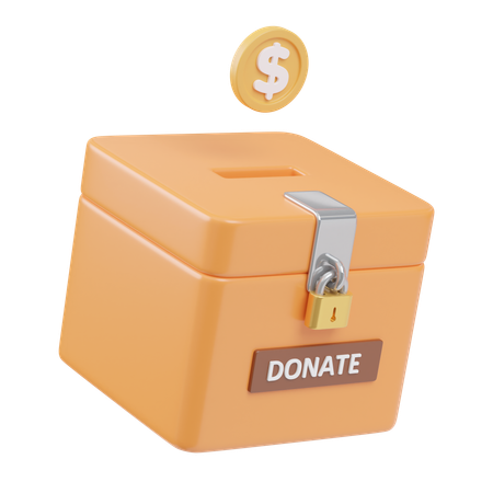 Money Donation  3D Icon