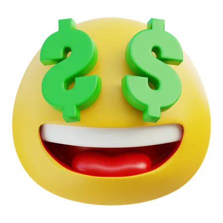 Money emoji  3D Icon