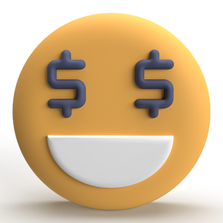 Money emoji  3D Icon