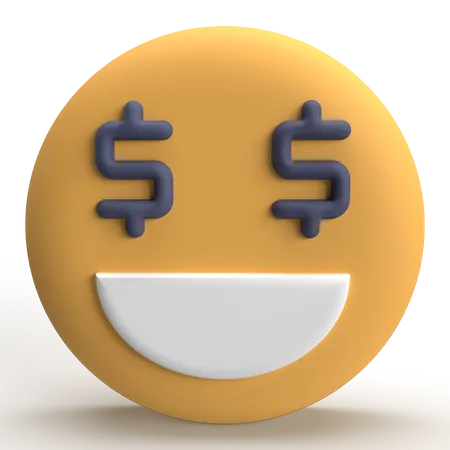 Money emoji  3D Icon