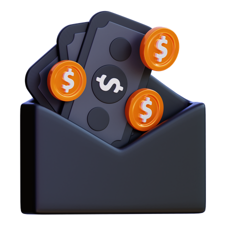 Money Envelope  3D Icon