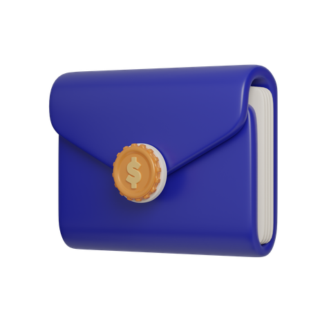 Money Envelope  3D Icon