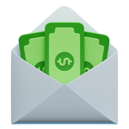 Money Envelope  3D Icon