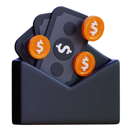 Money Envelope  3D Icon