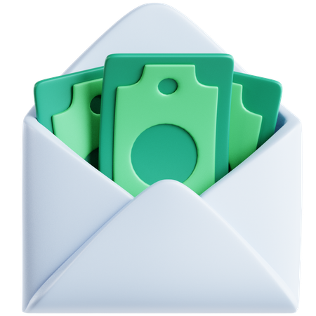 Money Envelope  3D Icon