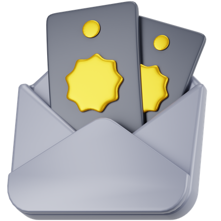 Money Envelope  3D Icon