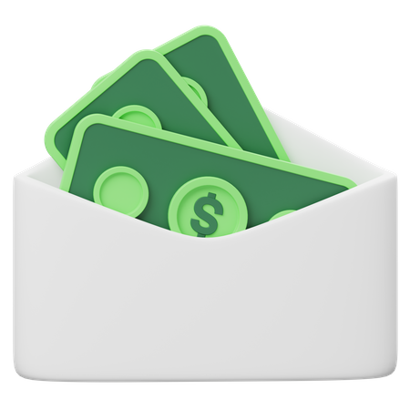 Money Envelope  3D Icon