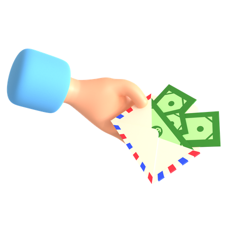 Money Envelope  3D Illustration