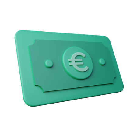 Money Euro  3D Icon