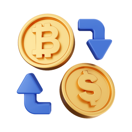 Money Exchange  3D Icon