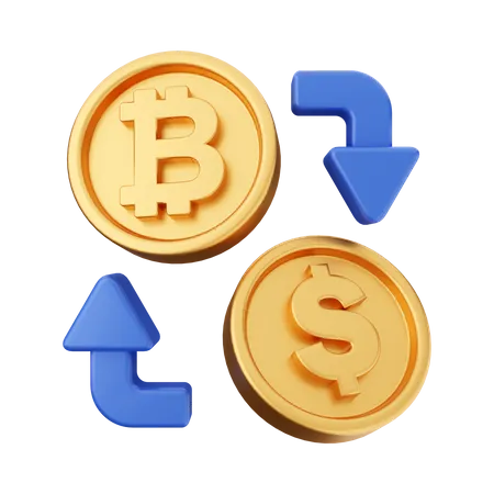 Money Exchange  3D Icon