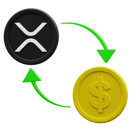 Money Exchange  3D Icon