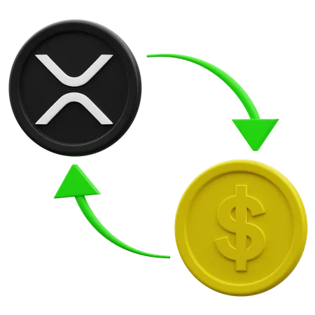 Money Exchange  3D Icon