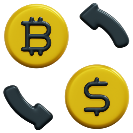 Money Exchange  3D Icon