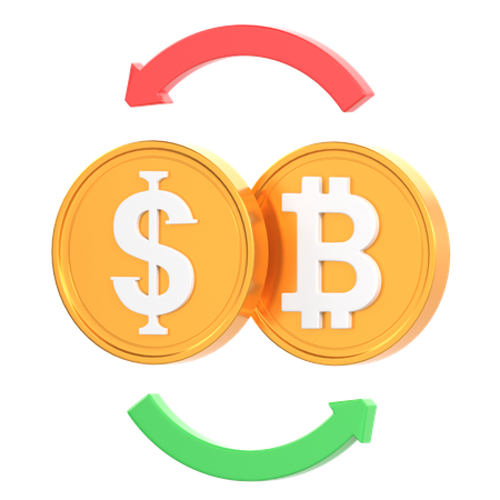 Money Exchange  3D Icon