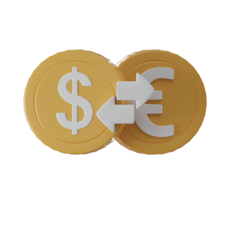 Money Exchange  3D Icon