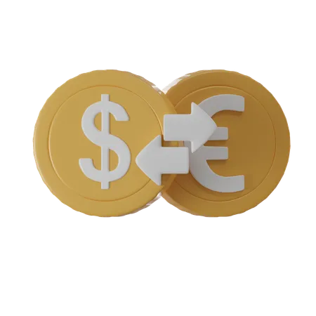 Money Exchange  3D Icon