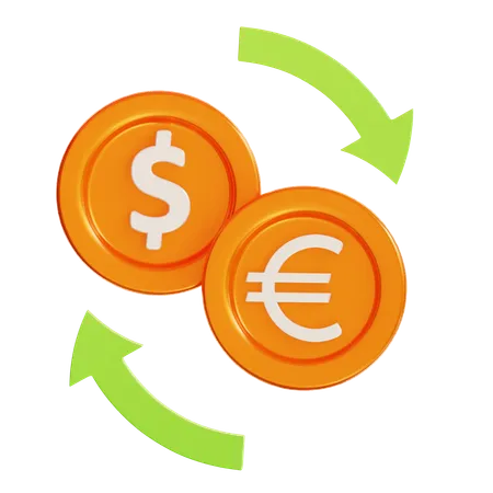 Money Exchange  3D Icon