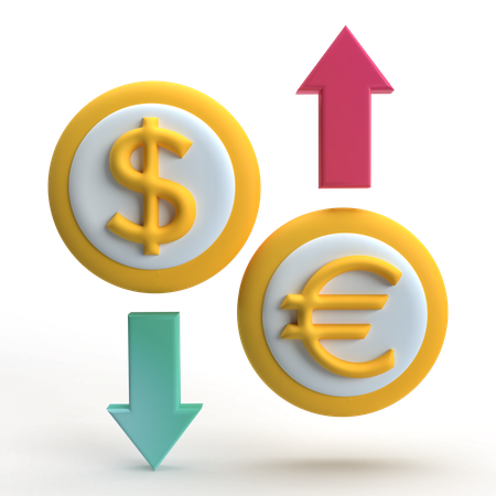 Money Exchange  3D Icon