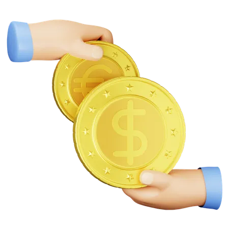 Money Exchange  3D Icon