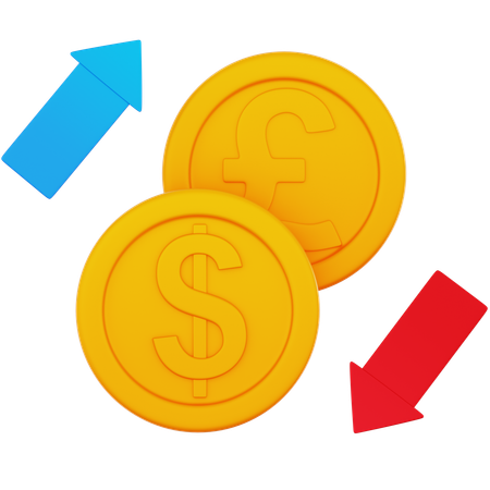 Money Exchange  3D Icon