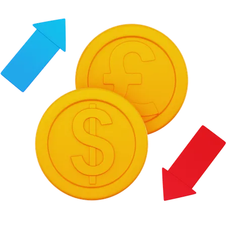 Money Exchange  3D Icon