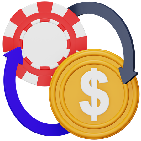 Money Exchange  3D Icon