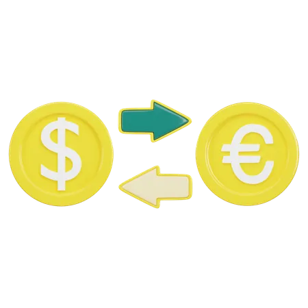 Money Exchange  3D Icon