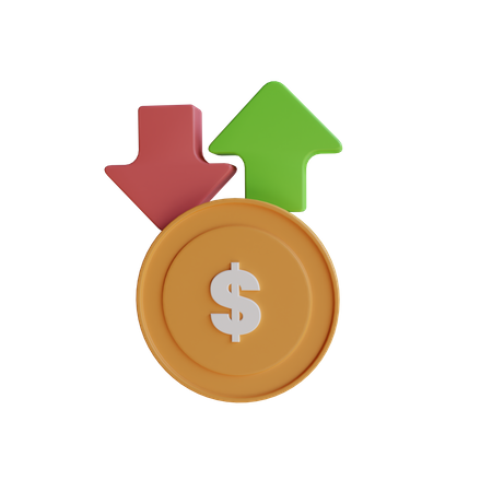 Money Exchange  3D Icon