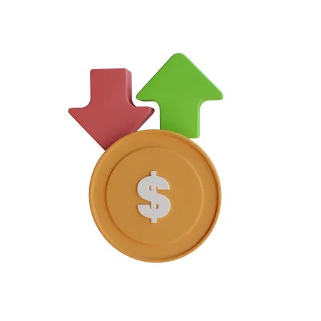 Money Exchange  3D Icon