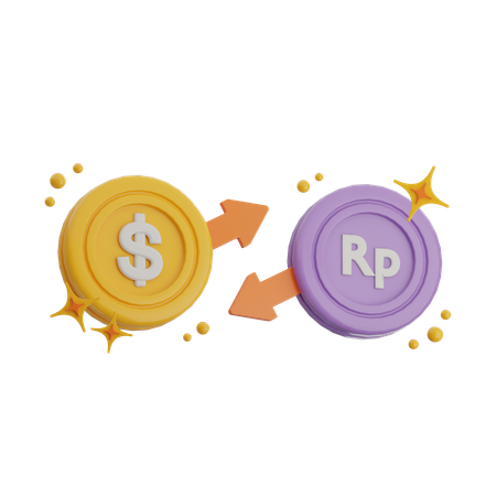 Money Exchange  3D Icon