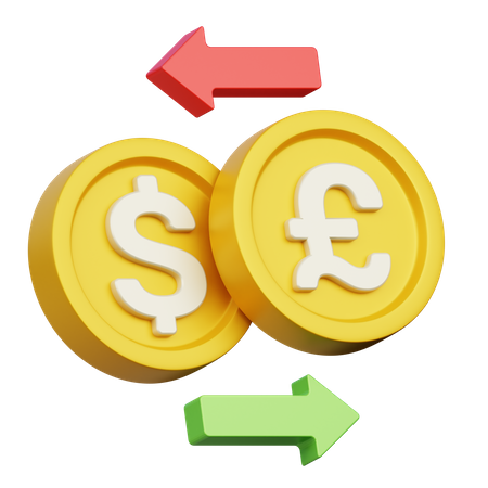 Money Exchange  3D Icon