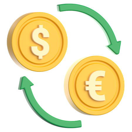 Money Exchange  3D Icon