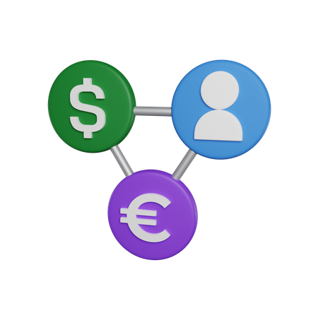 Money Exchange  3D Icon